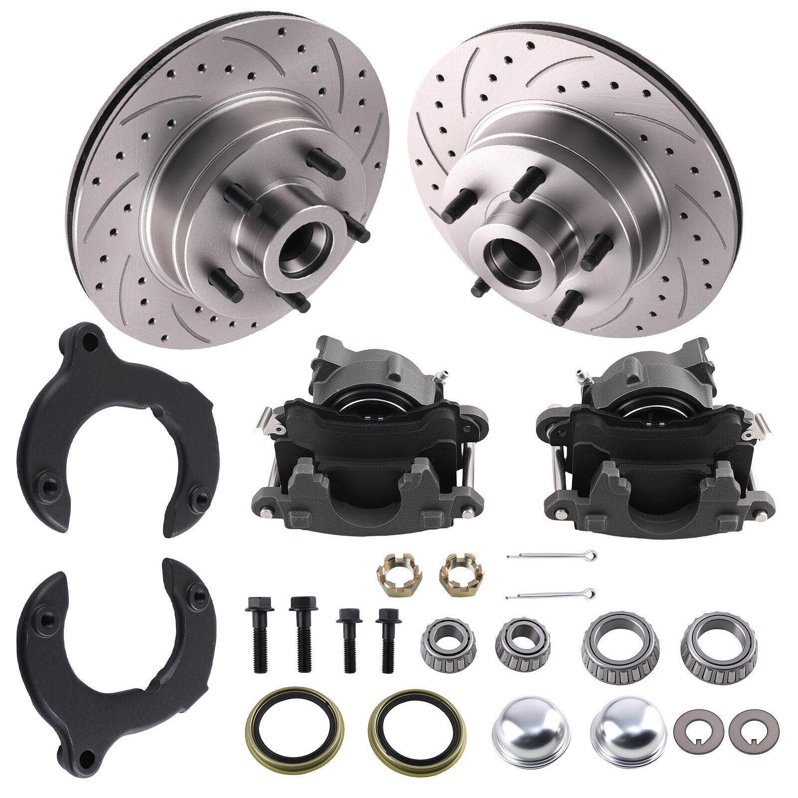 Complete Front Disc Brake Kit for Ford Mustang II 1974 1975 1976 1977 1978 11″
