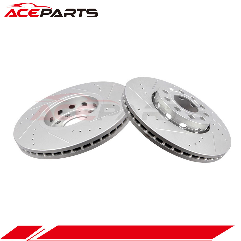 FRONT BRAKE ROTORS FOR AUDI 100 QUATTRO AUDI A4 QUATTRO VOLKSWAGEN PASSAT DRILL