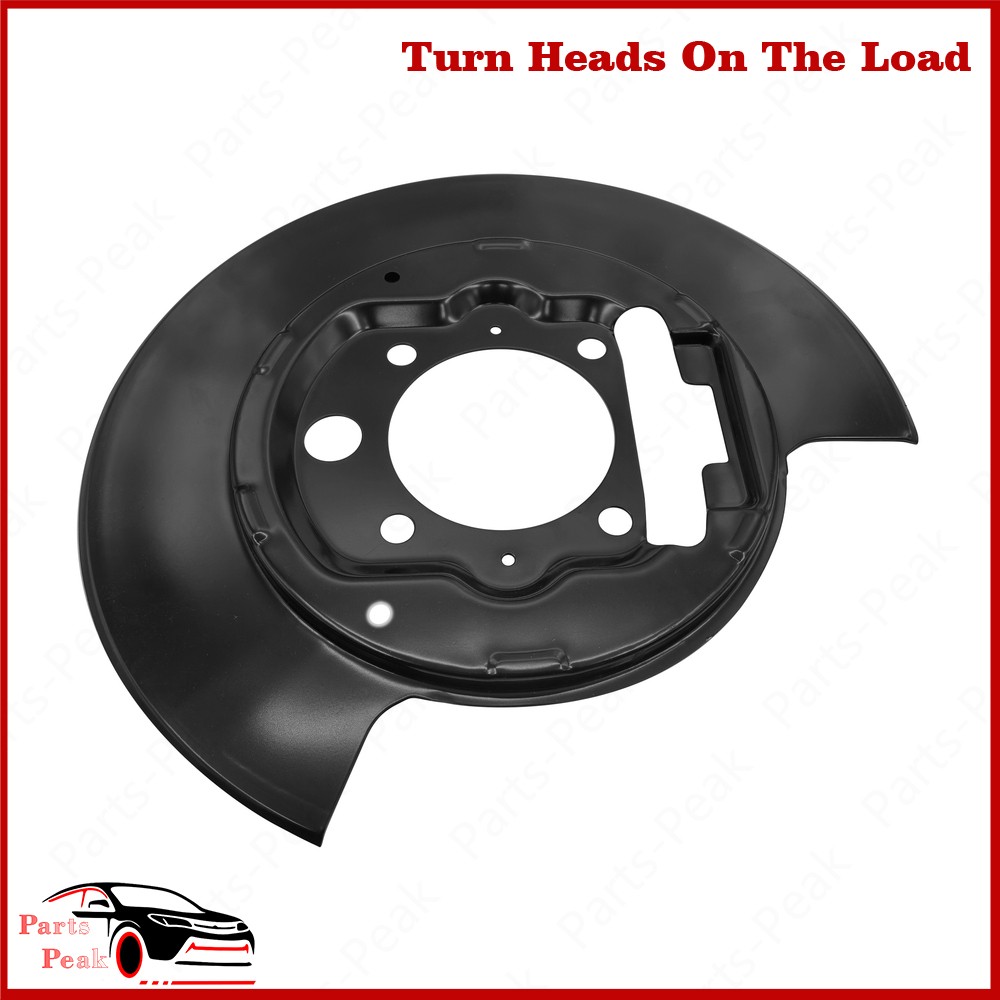 4L3Z2C029AA New Black Rear Left Brake Backing Plate For Ford F150 2004 – 2008