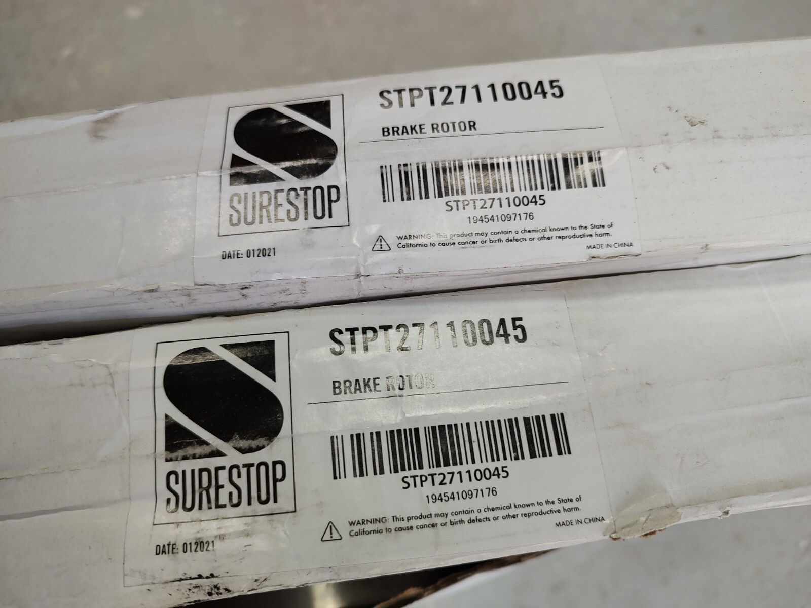 SureStop Pro-Line Series Front 2-Wheel Set OE Replacement Brake Disc