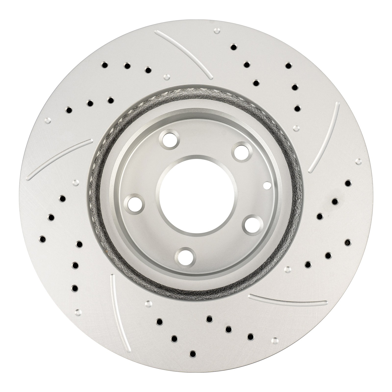 Front Drilled Slotted Zinc Plated Brake Rotor 297mm Fits 2013-2015 Mazda CX-5 2x