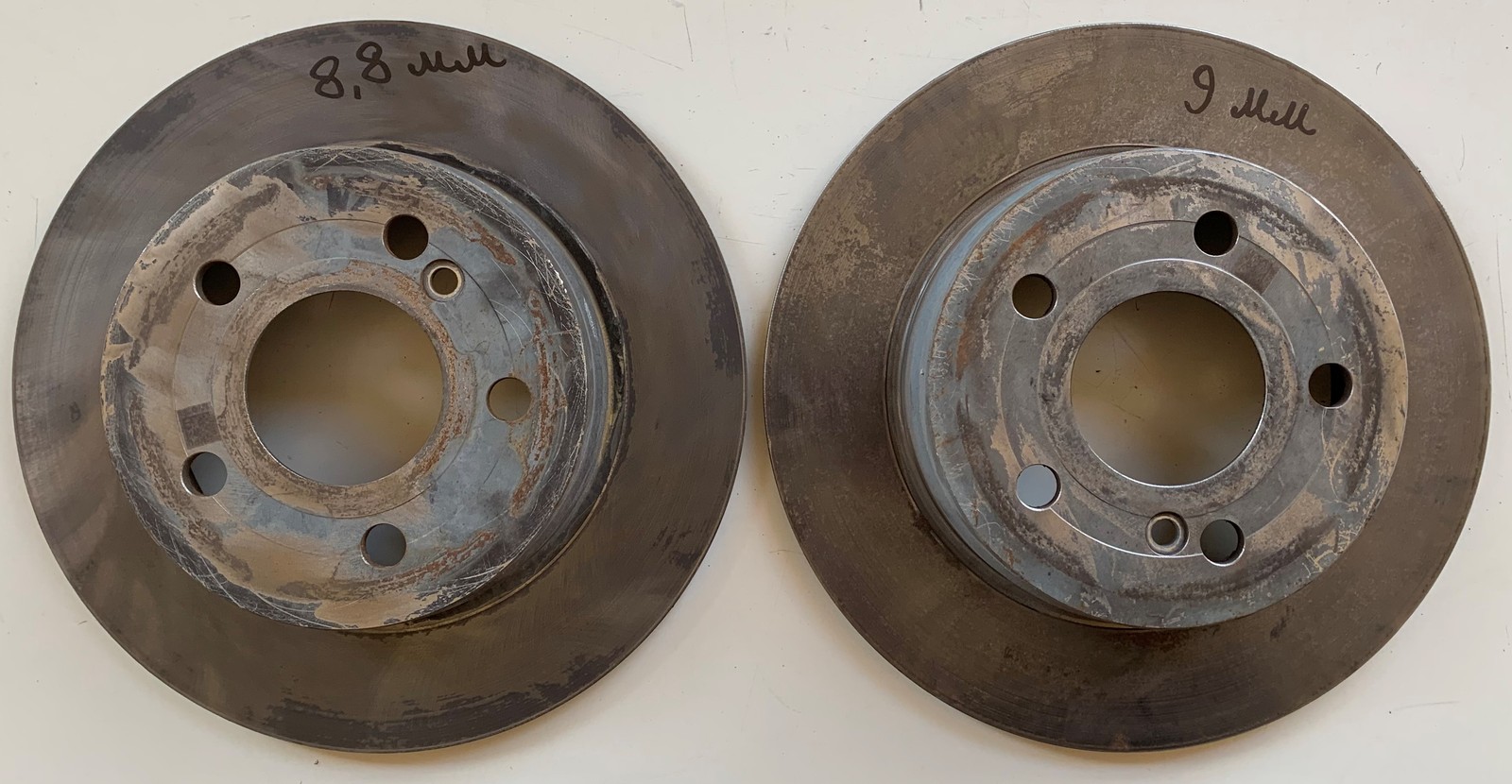 Brake Discs 8.8mm 9mm Rear A0004231312 Genuine Mercedes C Class W204