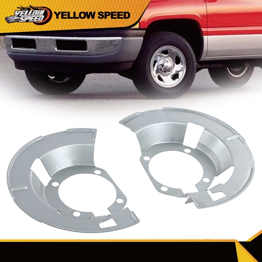 Fit For 2000-2002 Dodge Ram 2500 3500 Front Brake Dust Shield Left & Right Side