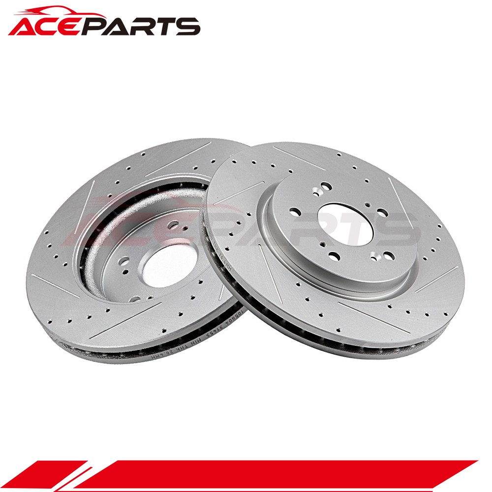 Front Brake Discs Rotors Fits 2007 2008 2009 Ford Edge G3000 Casting 2pcs/set