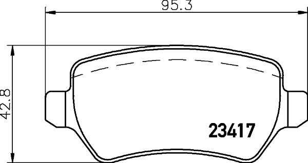 For Vauxhall/Opel – Zafira B MK2 2005-2014 Rear 264mm Brake Discs and Pads
