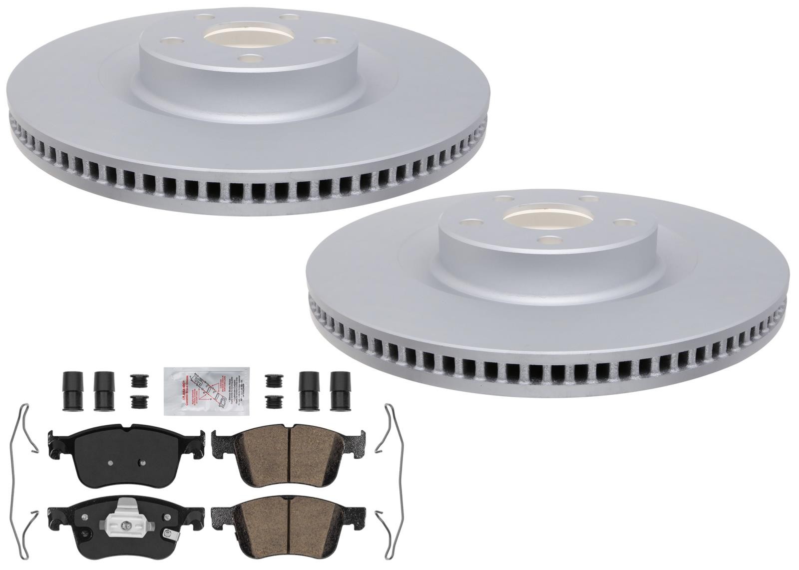 Front Coated Disc Brake Rotors & Pad Set for Ford Maverick 2022 2023 2024 2025