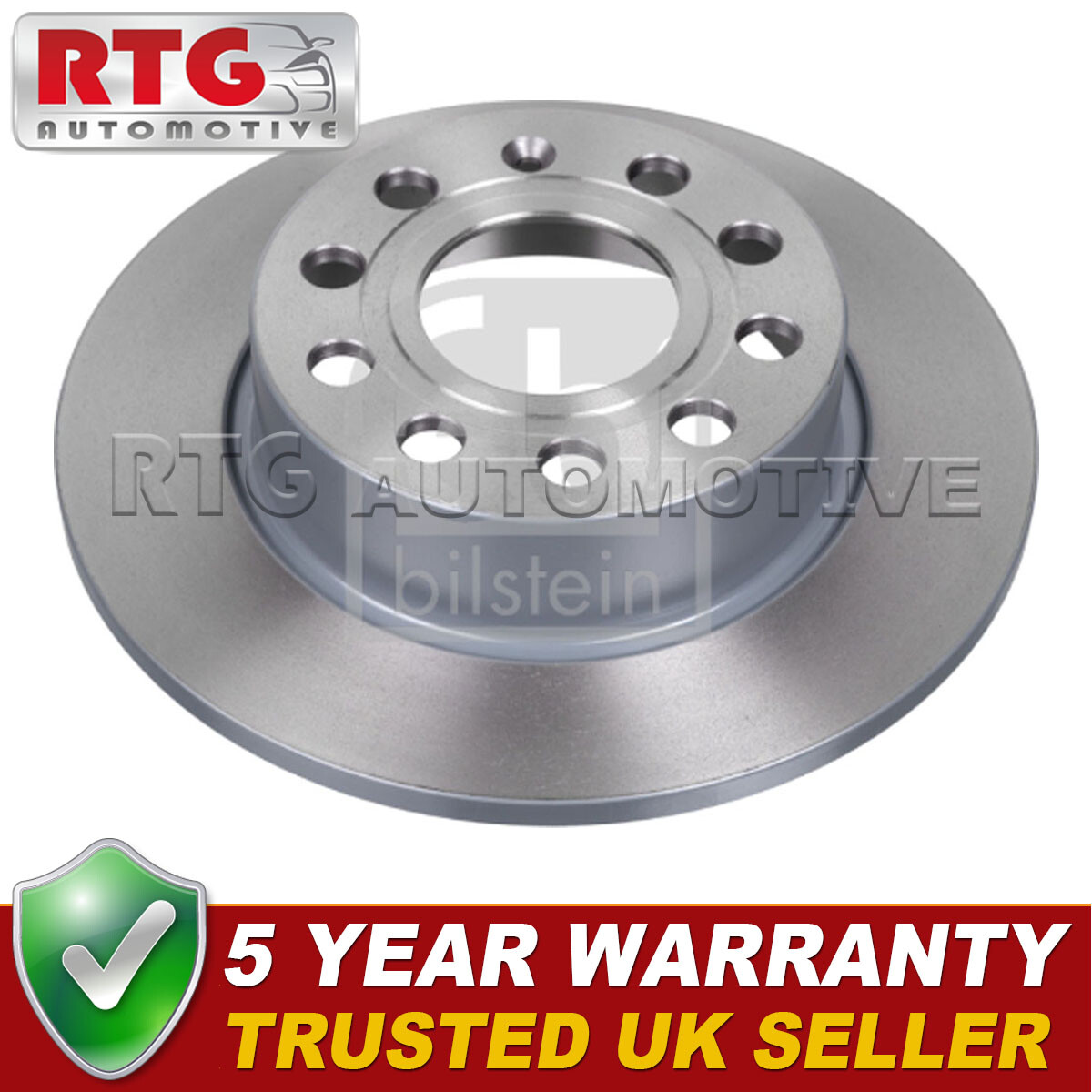 Rear Brake Discs Fits Skoda Octavia VW Golf Caddy Scirocco Audi A3 Seat Leon