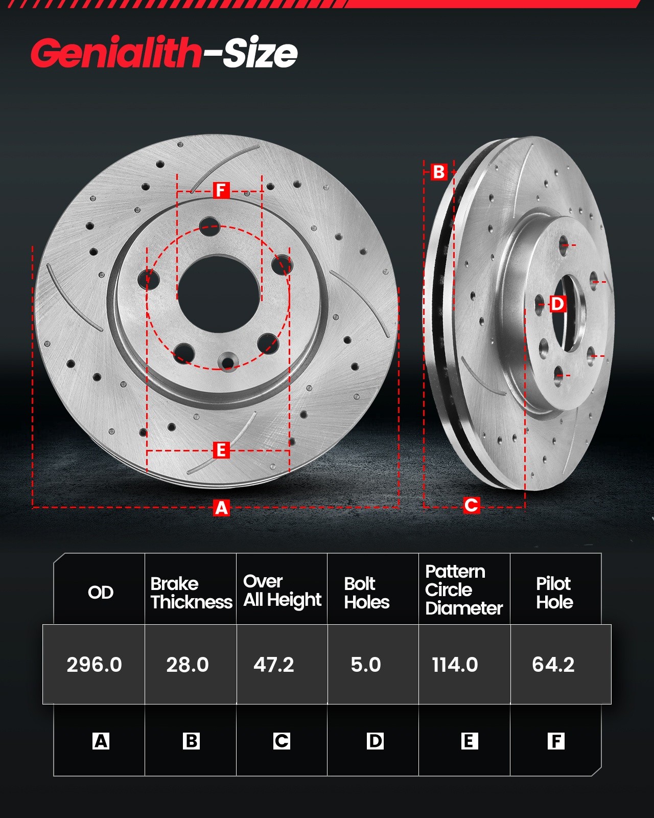 Front Brake Rotors + Brake Pads for Honda CR-V 2007-2016 Crosstour 2012-2015