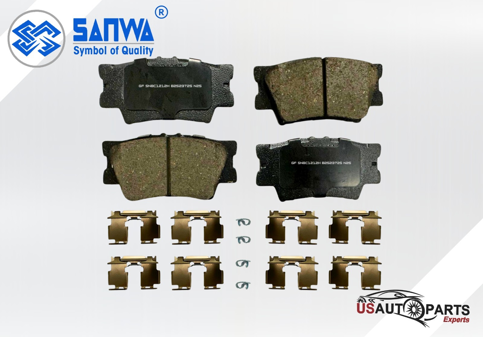 REAR BRAKE ROTOR SOLID GEOMET AND CERAMIC PAD KIT FOR TOYOTA RAV4 HS250h 06-18