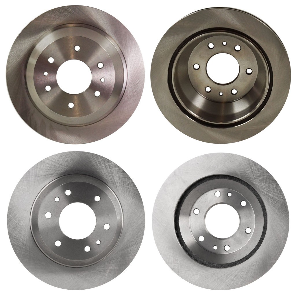 SureStop Brake Disc For Chevy Trailblazer 2002-2005 Front and Rear | 4-Wheel Set