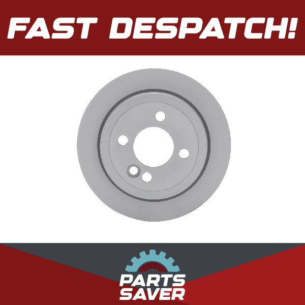 2x Brake Discs Pair Solid Rear 258.7mm 0986478601 Bosch Set 34211503070 BD520