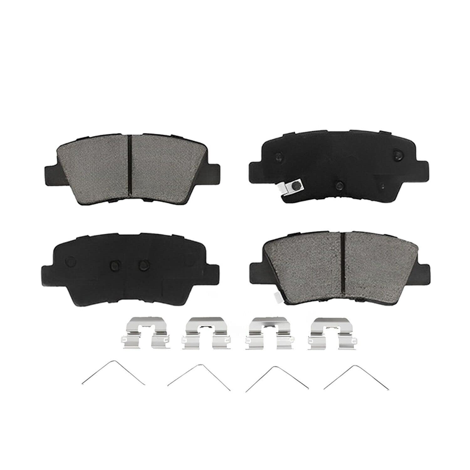 Front Drilled Rotors Ceramic Brake Pads for 2017 2018 2019 2020 Hyundai Elantra