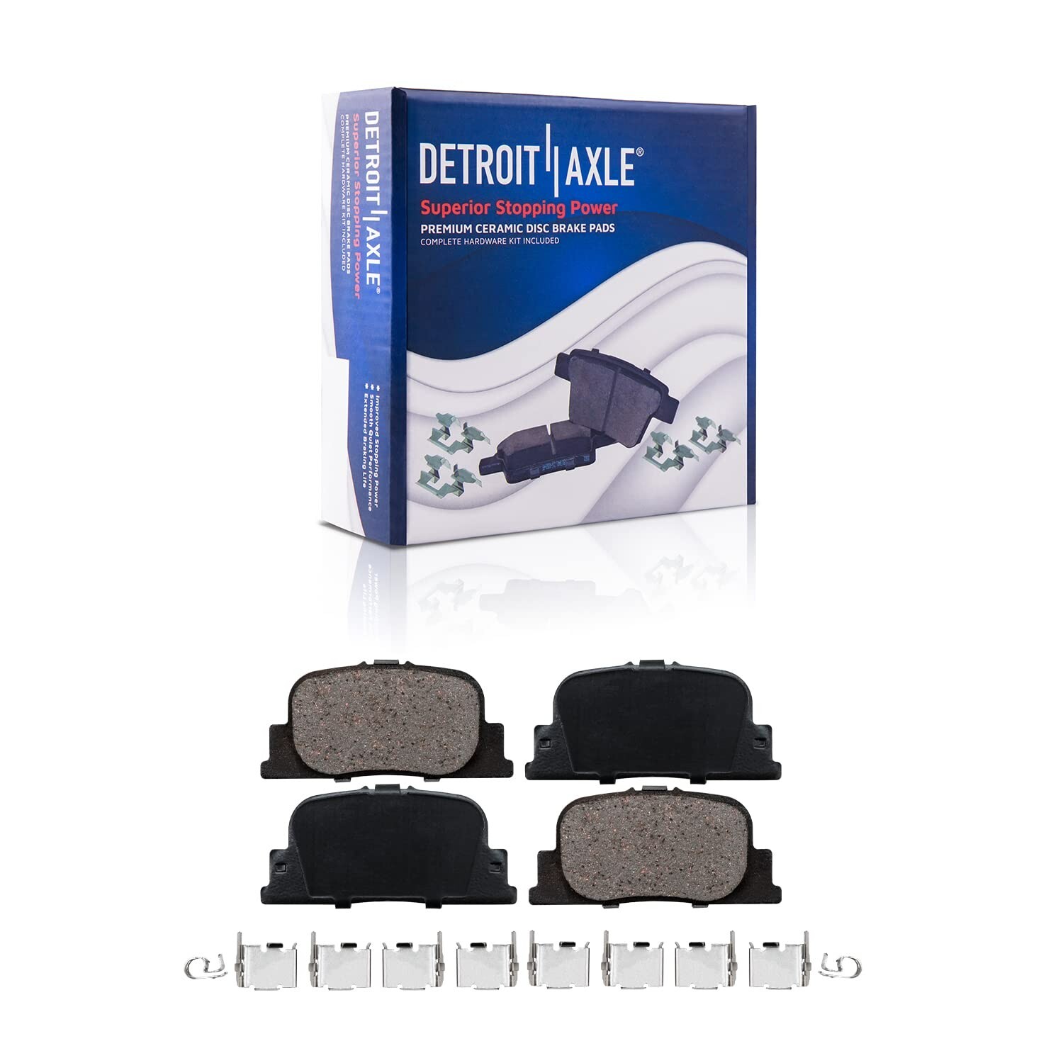 Front Rear Rotors Ceramic Brake Pads Kit for 2005 – 2007 2008 2009 2010 Scion tC