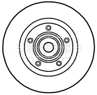 2x Brake Discs Pair Solid fits RENAULT TRAFIC Mk2 1.9D Rear 2001 on 280mm Set