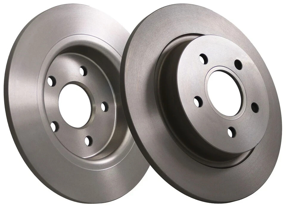 FOR FORD C-MAX 2.0 07 TO 10 REAR SOLID BRAKE DISCS AND PADS SET 280 MM