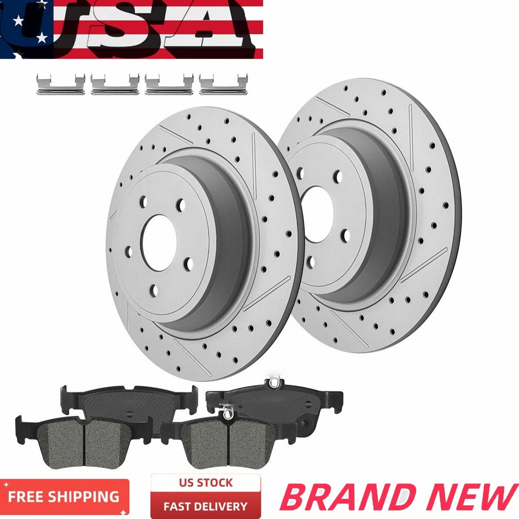 Front Rotors & Brake Pads for 2011-2020 Jeep Grand Dodge Durango Cherokee