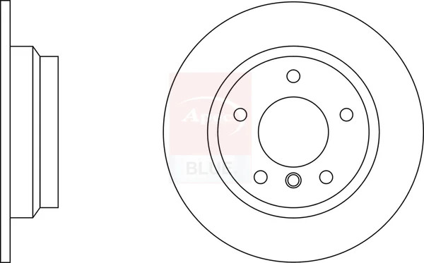 2x Brake Discs Pair Solid fits BMW 318 E36, E46 1.9 Rear 95 to 01 280mm Set New