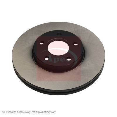 2x APEC Front Brake Discs For FORD C-MAX II (DXA/CB7, DXA 92kW/125HP/1596cc