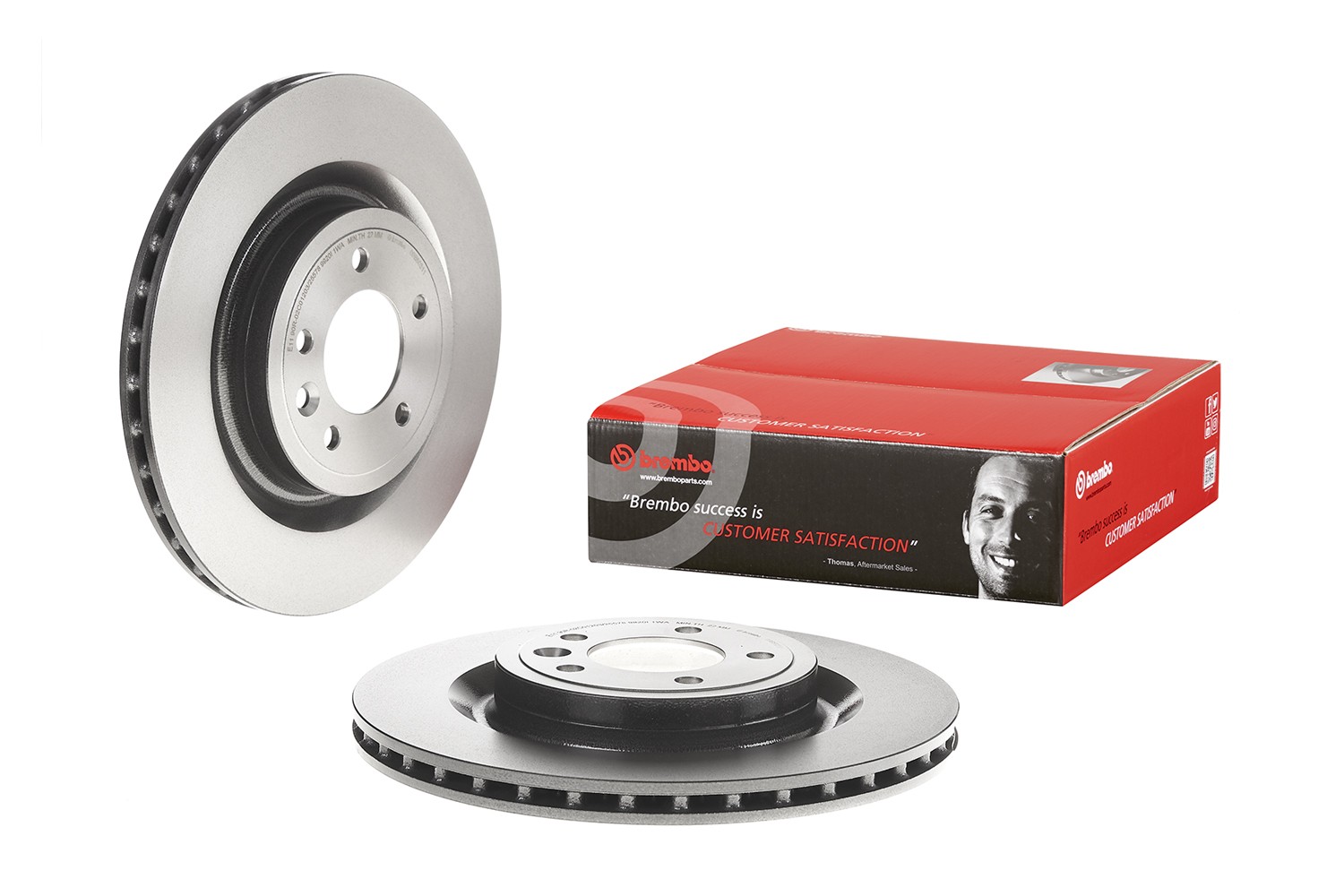 Brembo Rear PVT Coated 350mm Disc Brake Rotor For LR Discovery Range Rover Sport