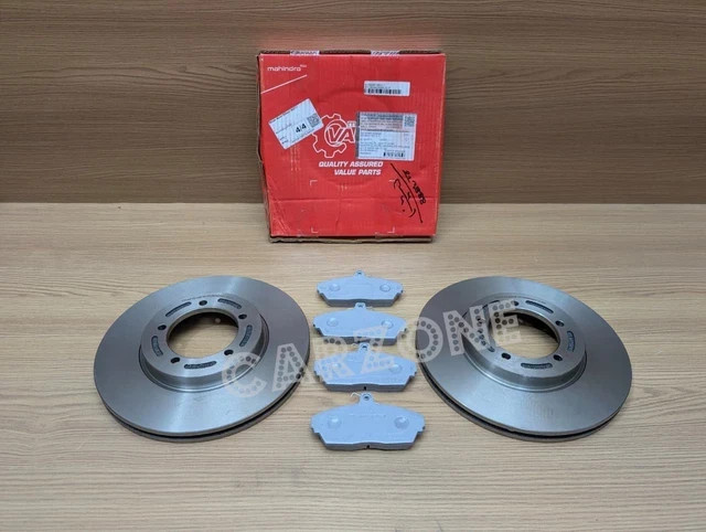 Front Disc Rotor & Brake Pads For Mahindra Roxor 2.5L