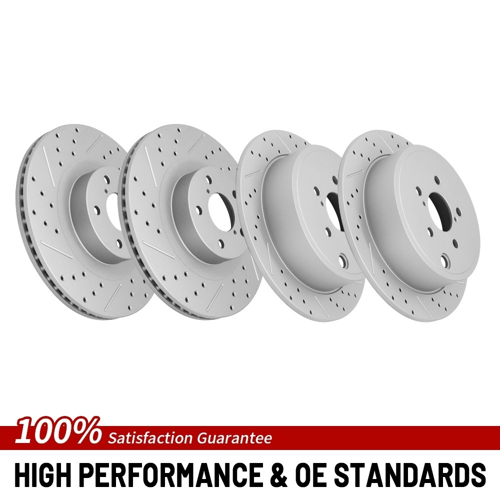 Front Rear Brake Rotors For 2008-2016 Subaru BRZ Forester Impreza Legacy Outback
