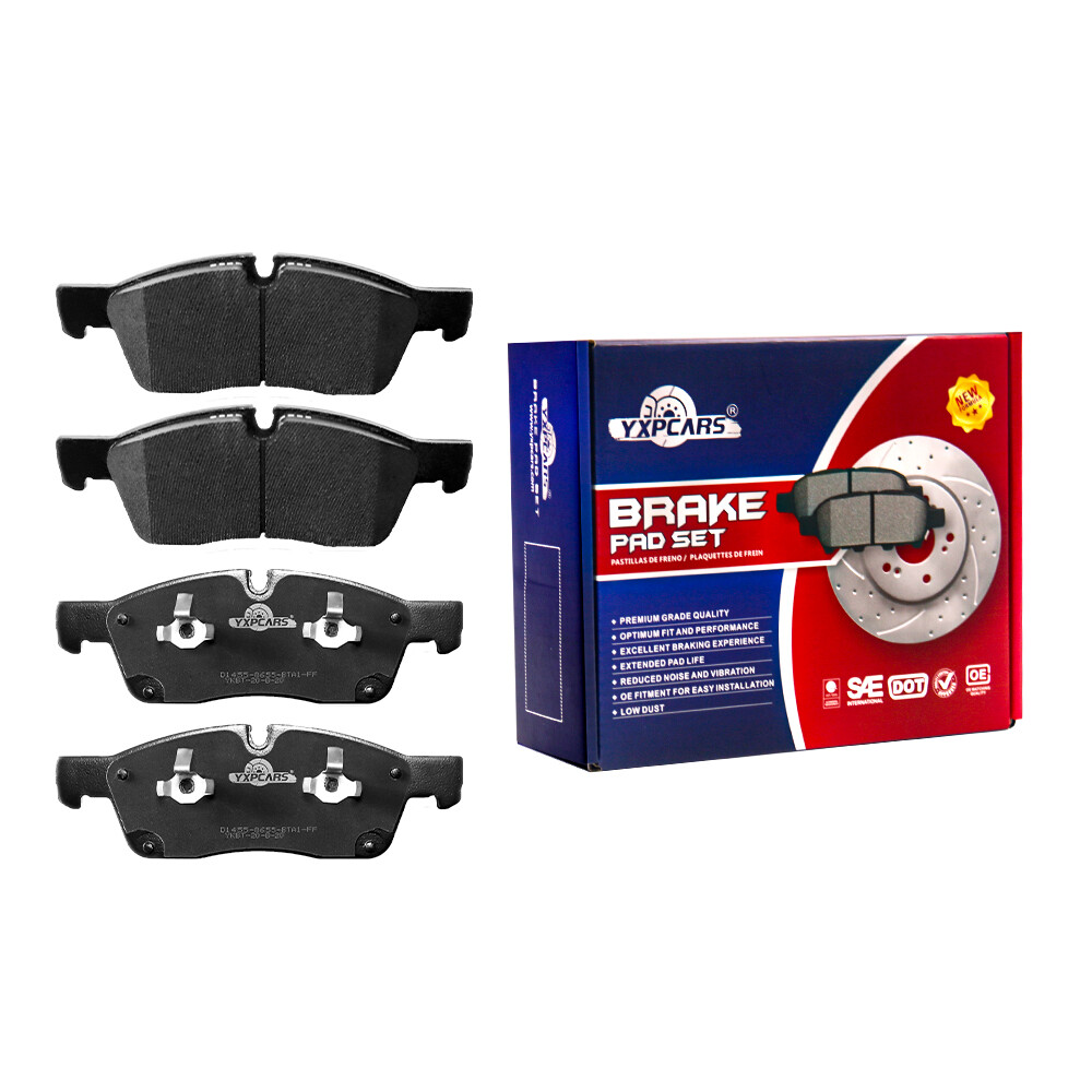 Front Rear Disc Brake Rotors Ceramic Pads For Dodge Durango Jeep Grand Cherokee
