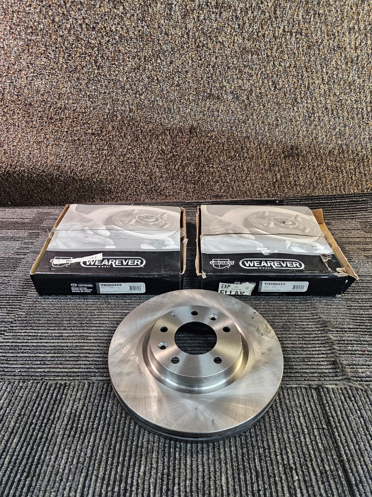 (QTY 2) For Mazda CX-7 2007-2012 Front Vented Disc Brake Rotor YH200459