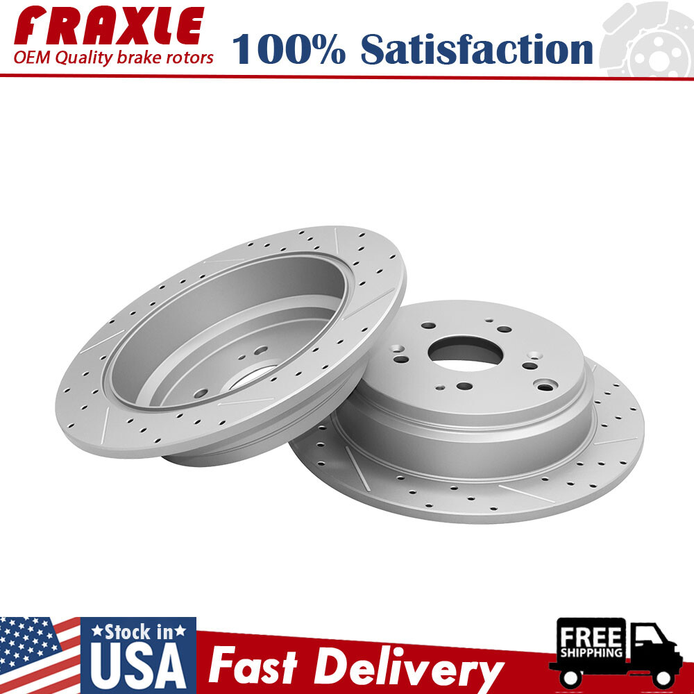 313mm Rear Disc Brake Rotors for 2002 2003 2004 Honda Odyssey Rotors Pair of 2