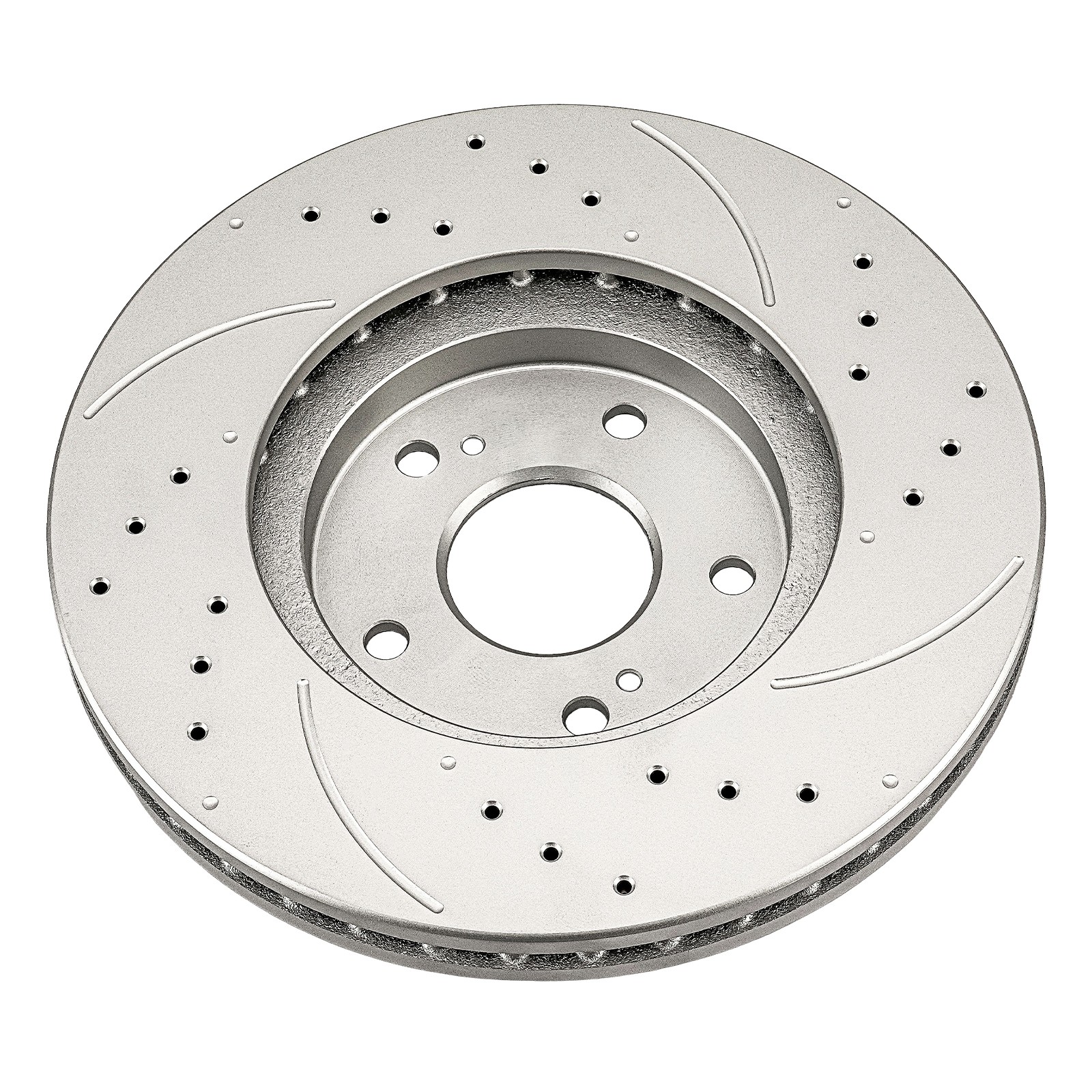 Front Drilled Slotted Disc Brake Rotors 300mm For 2003-2005 Honda Accord 2PC