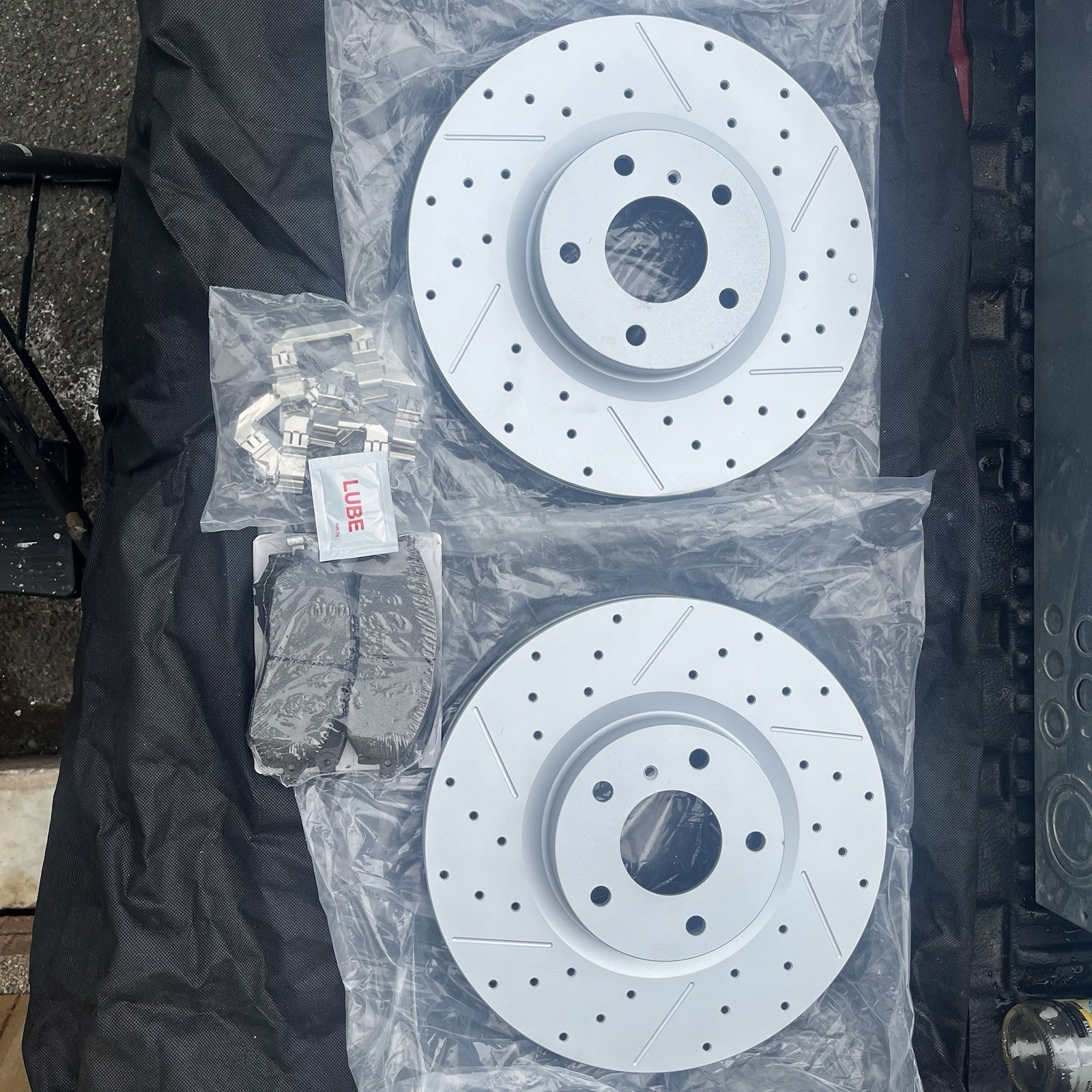 PowerStop Evolution Drilled Slotted Rotors Brakes set For INFINITI G35
