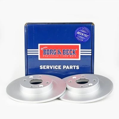 Borg & Beck BBD4994 Rear Brake Discs Pair 250mm Solid Fits Eunos Mazda 323 C F S