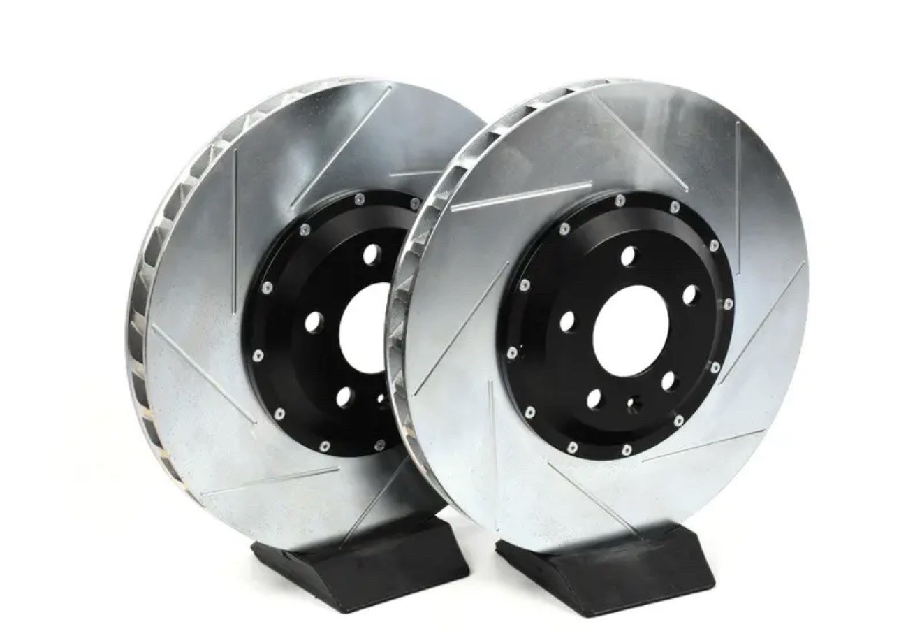 Rear 2-Piece Rotors Pair JHM For Audi D4 A8-S8 & C7 A6 A7 S6 S7 RS7 356x22mm