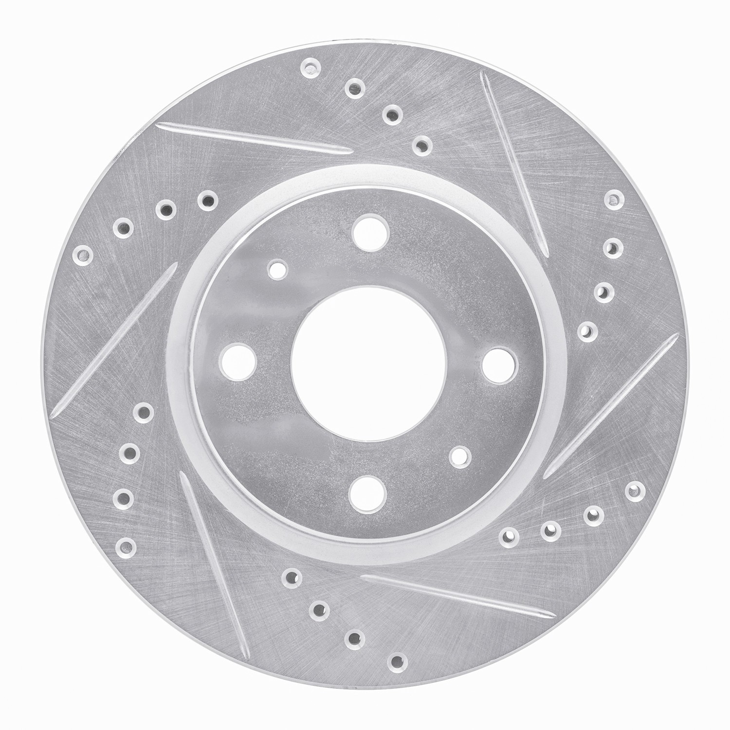 DFC 631-92093R Premium Drilled & Slotted Rear Passenger Side Brake Rotor