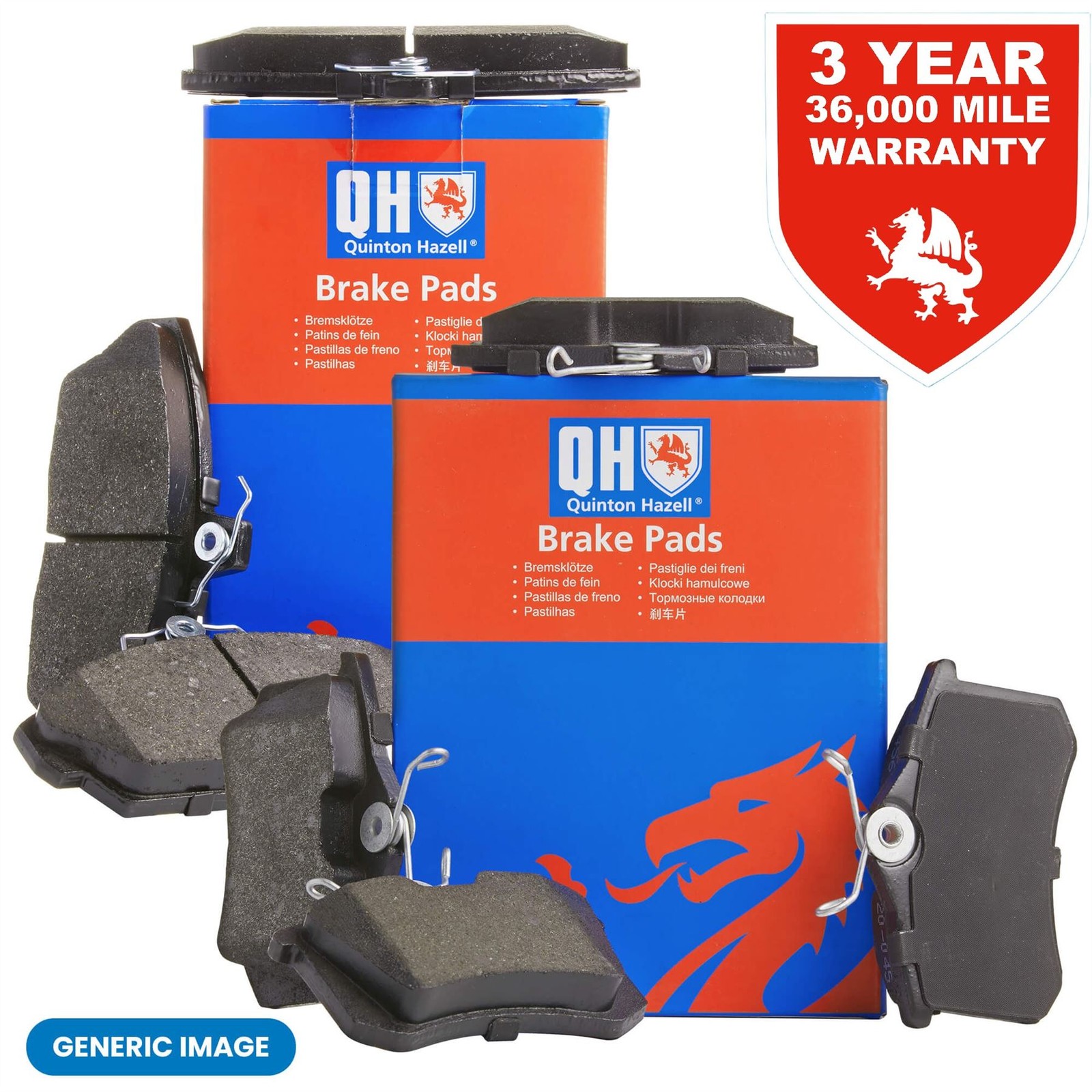 Front & Rear Brake Pad Set For Disc Brake Service Kit Fits Toyota Auris Corolla