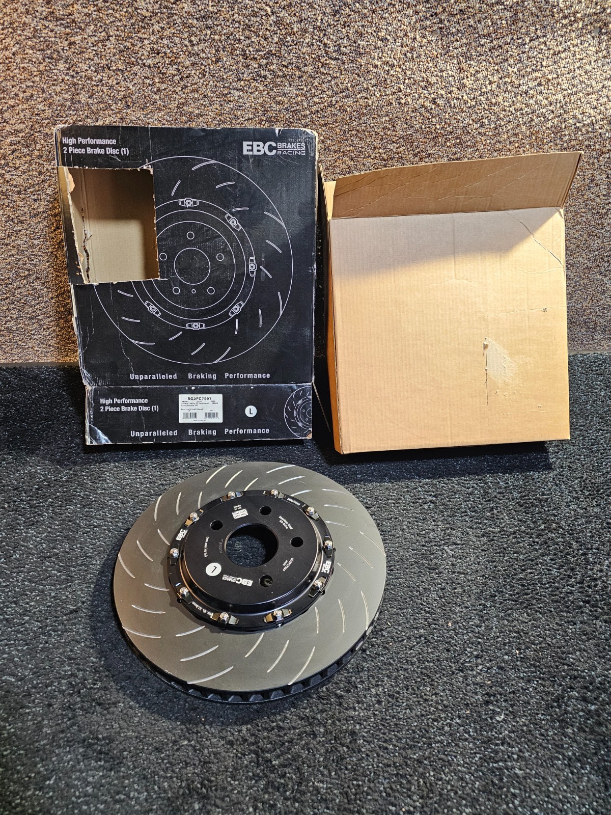 EBC Slotted Brake Rotors for 11-24 Jeep Grand Cherokee Durango SRT 6.4L