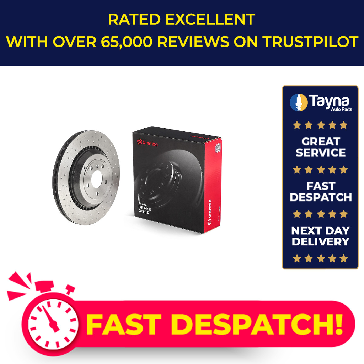 2x Brake Discs Pair Vented fits MERCEDES ML63 AMG W164 6.2 Rear 06 to 11 365mm