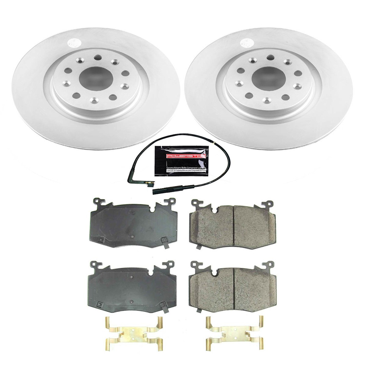 CRK8317 Powerstop 2-Wheel Set Brake Disc and Pad Kits Front for Cadillac CT6 19