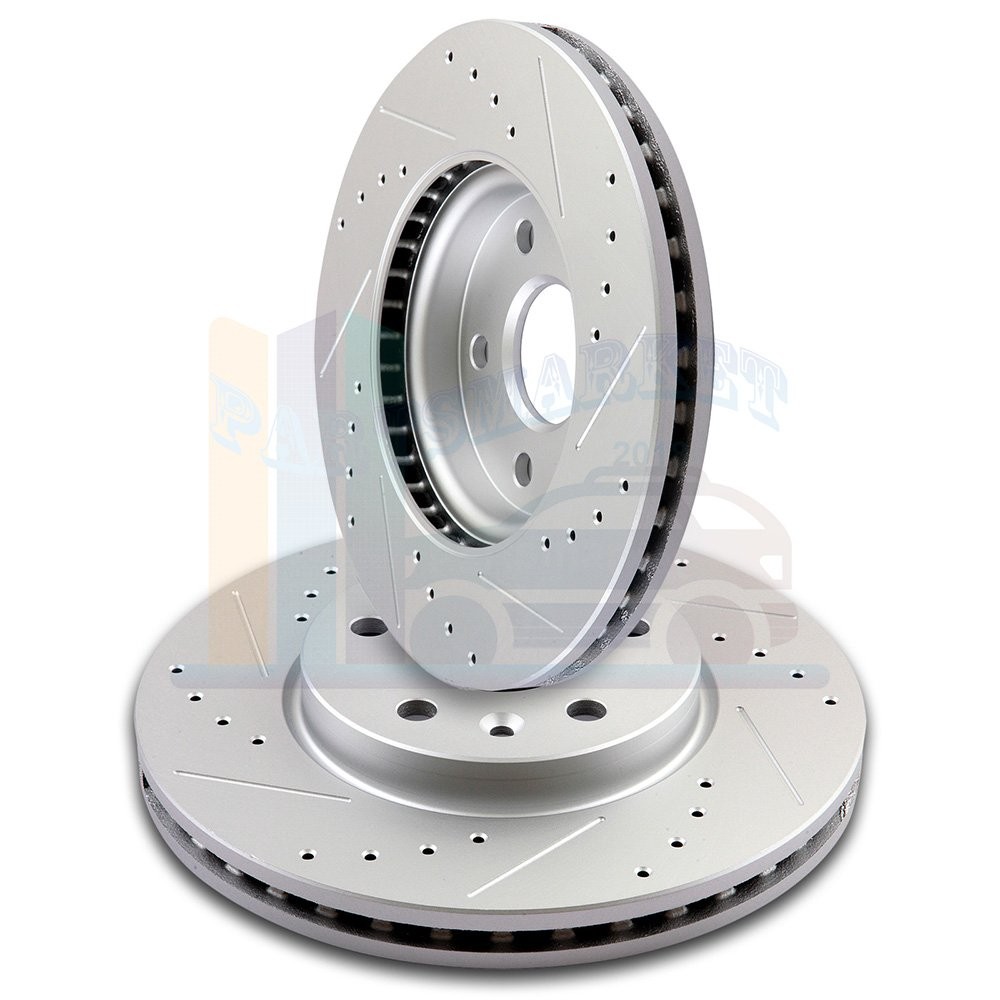 2X Front Discs Brake Rotors For 2011 2012-2015 Chevrolet Cruze G3000 Casting