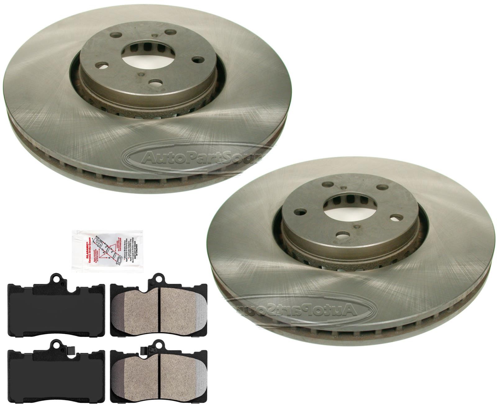Performance Carbon Disc Brake Rotors & Pads For Lexus GS350 F Sport 2013-2020