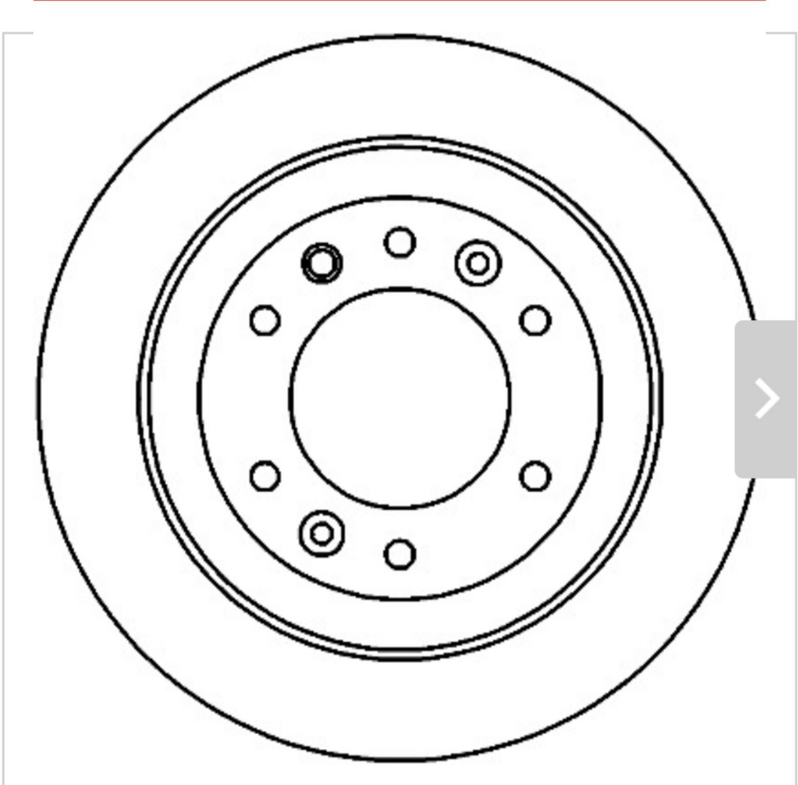 Mintex Rear Brake Disc By Mintex MDC1823 Fits KIA Sedona I & 2