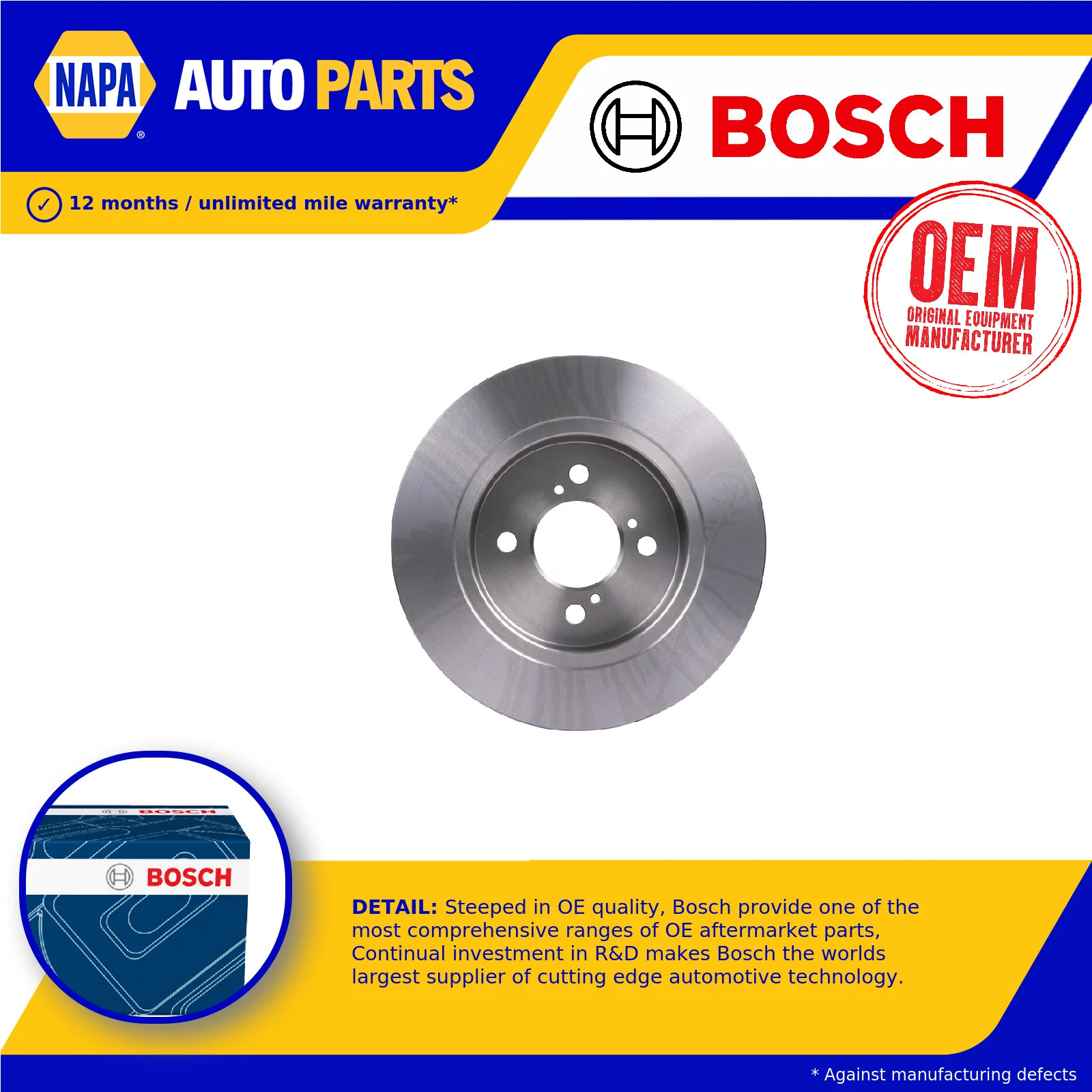 2x Brake Discs Pair Solid Rear 259.2mm 0986479792 Bosch Set 5561161M10 BD1622