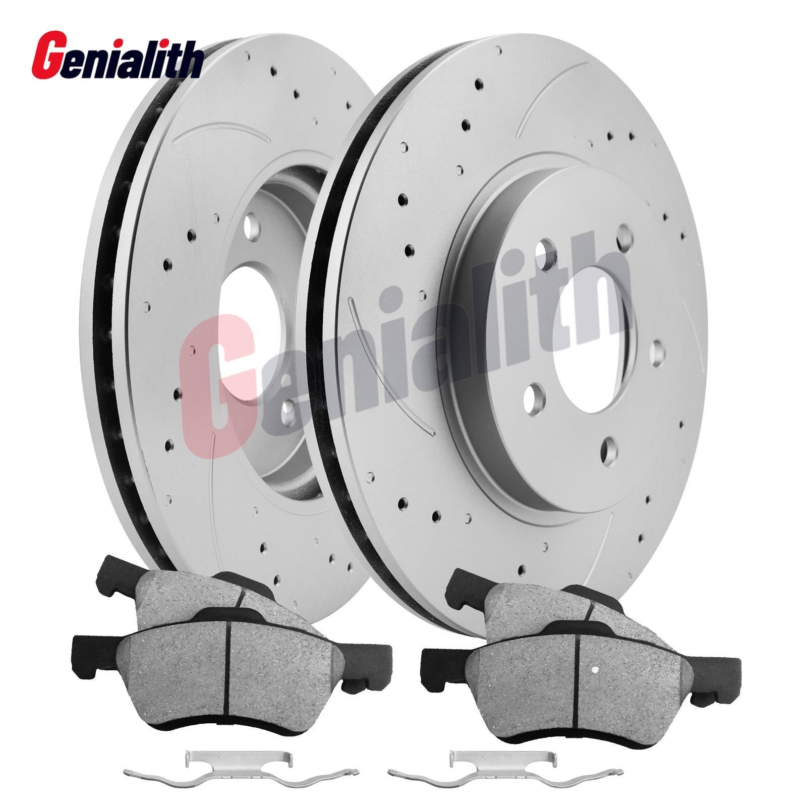 Front Drilled Rotors Brake Pads for 2005 2006 2007 2008 2009 2010 Ford Escape