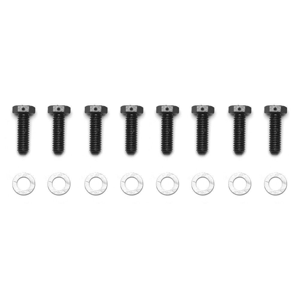 Wilwood Brake Rotor Bolt Kit – 8 Steel Bolts, 5/16-18 Thread, 1 in, Black Oxide