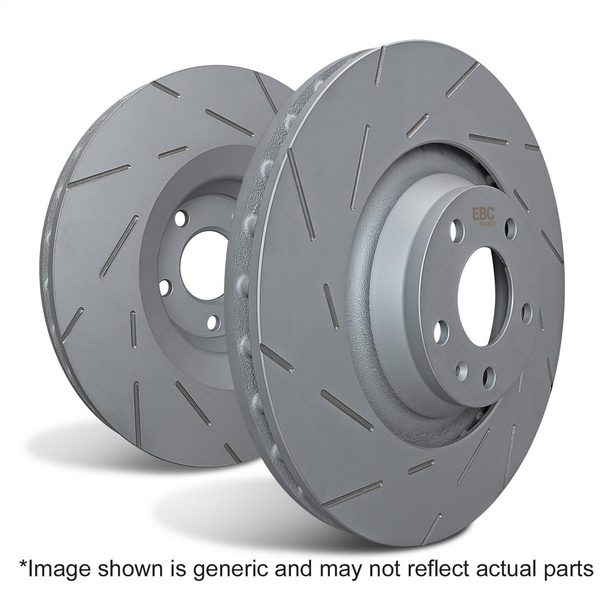 EBC Brakes Disc Brake Rotor Set Front Fits 2009-2012 Chevrolet Express 1500