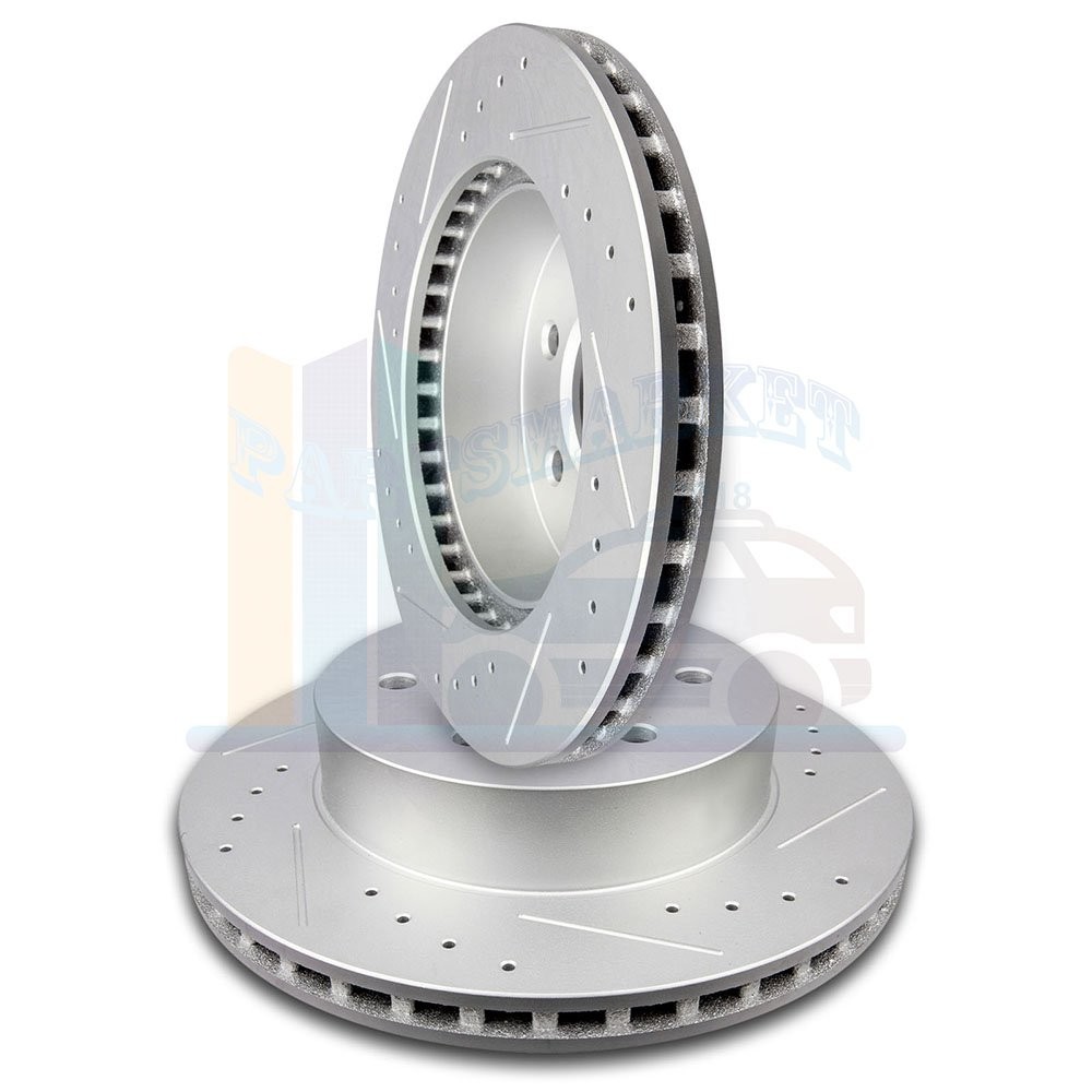 2X Front Discs Brake Rotors For 1997 1998 1999-2002 Dodge Dakota G3000 Casting