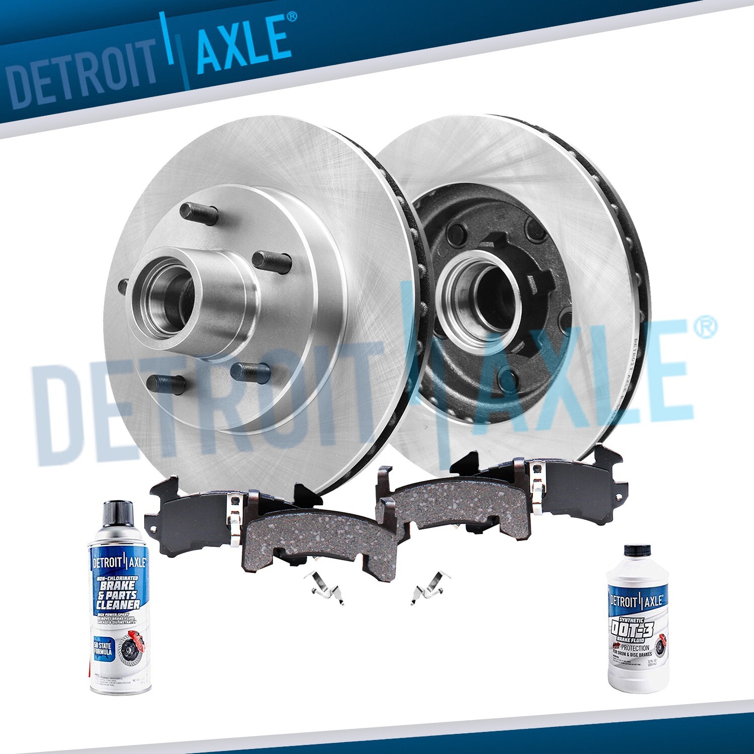 267mm Front Rotors + Brake Pads for Chevy Malibu S10 Camaro GMC S15 Jimmy Sonoma