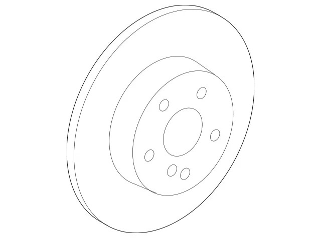 Genuine Mercedes-Benz Rotor 000-423-12-12-90