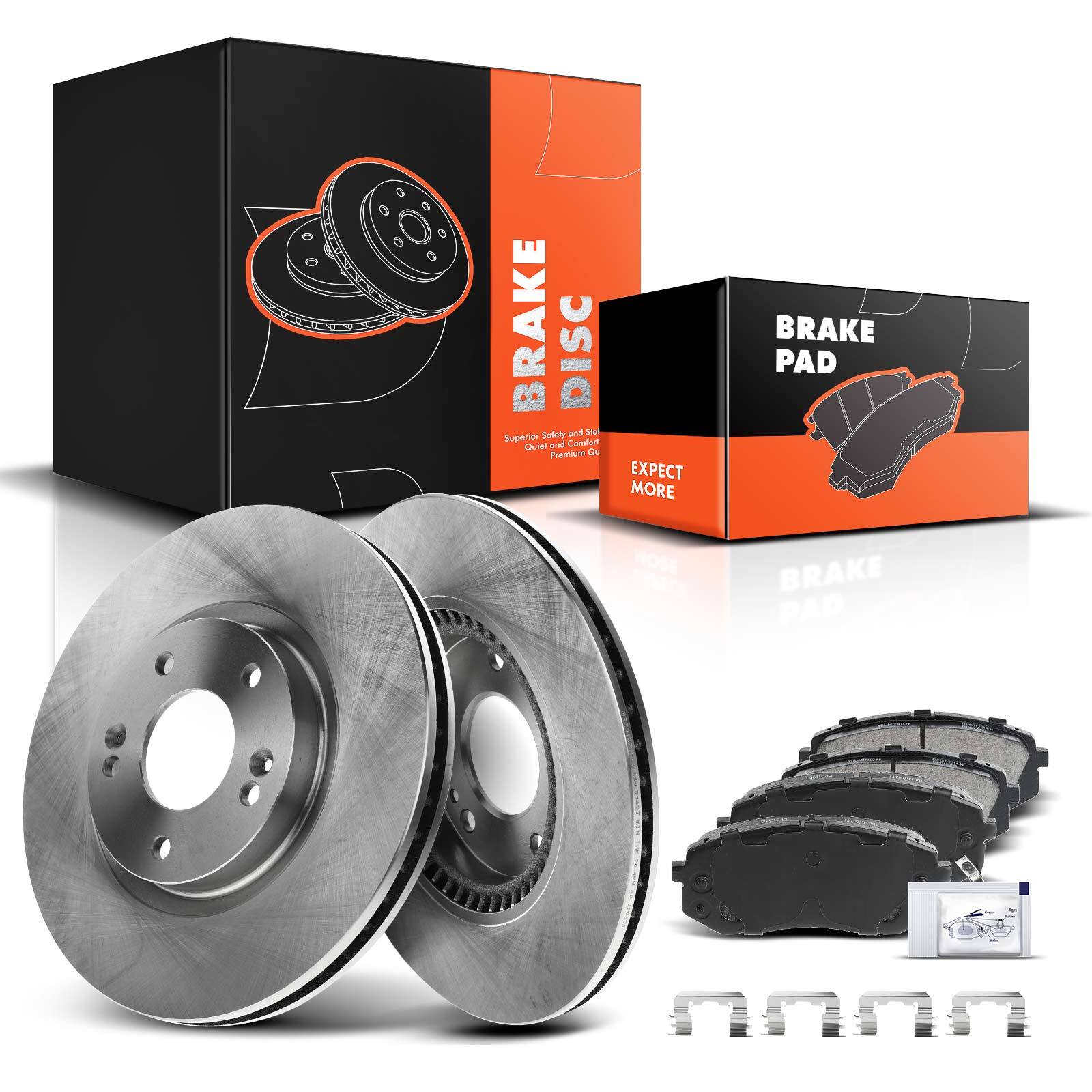 Disc Rotor & Ceramic Pads for Hyundai Tucson 2010-2015 Kia Sportage 11-16 Front