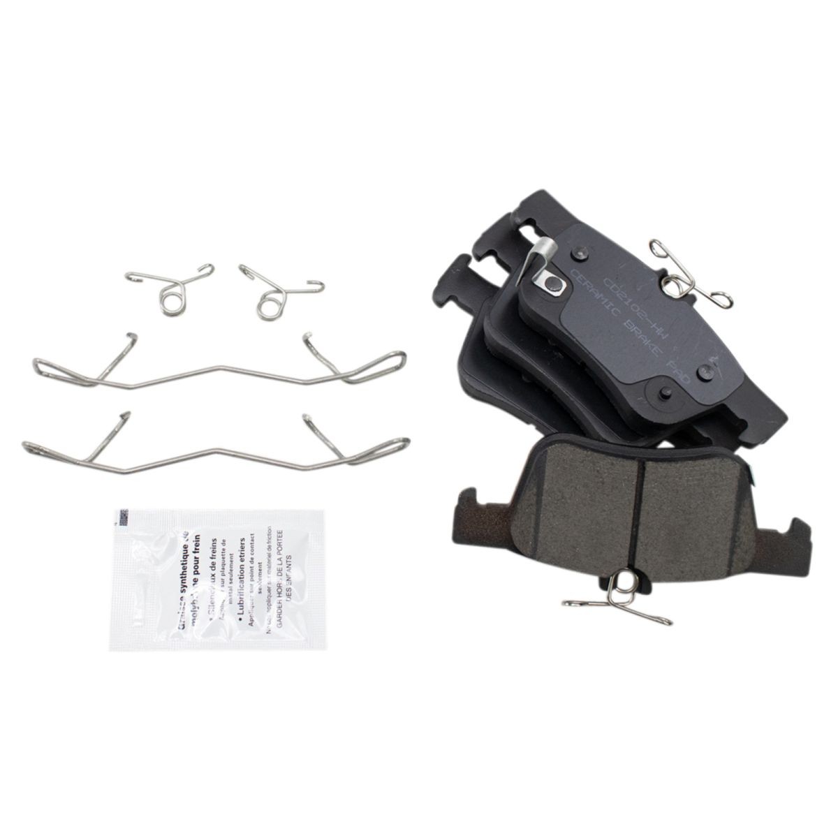 TRQ Rear Ceramic Disc Brake Pads & Rotor Kit for Honda Civic Insight New
