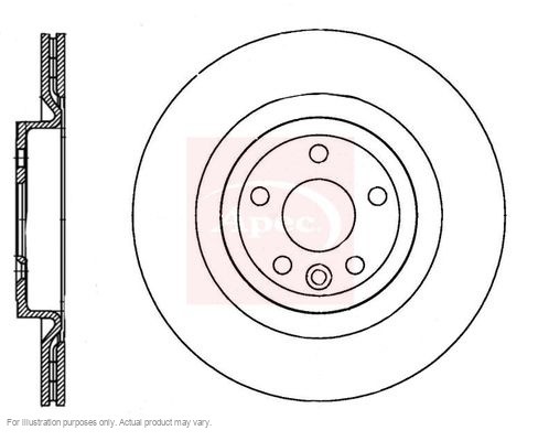 2x APEC Rear Brake Discs For BMW 5 530 d Mild-Hybr 210kW/286HP/2993cc DSK3406